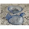 Image 3 : Blue Pressed Glass Hen-on-Nest Covered Candy Dish