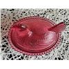 Image 2 : Ruby Red Pressed Glass Hen on Nest Covered Dish