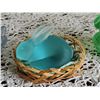 Image 3 : Three Coloured Glass Bunny Covered Dishes