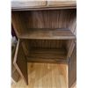 Image 3 : Wood Laminate China Cabinet with Glass Doors