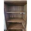 Image 4 : Wood Laminate China Cabinet with Glass Doors