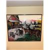 Image 1 : Fortune & Frame Inc. Wildlife Lodge Scene Print