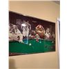 Image 7 : Framed "Dogs Playing Pool" Print by Fortune & Frame