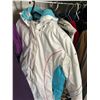 Image 8 : Closet Contents: Outerwear, Footwear, Storage Bins, and Small Appliances