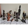 Image 5 : Carved Wood Tribal Figurines and Sculptures Group Lot