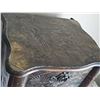 Image 4 : Embossed Metal and Wood Three-Drawer Chest