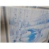Image 4 : Framed Winter Landscape Print with Matting