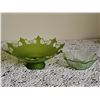 Image 1 : Green Decorative Glass Bowls
