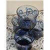 Image 7 : Blue Glass and Ceramic Figurines and Tableware Lot