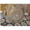 Image 9 : Pressed and Cut Glassware with Floral China Mugs