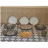 Image 1 : Pressed Glass and Porcelain Dish Lot