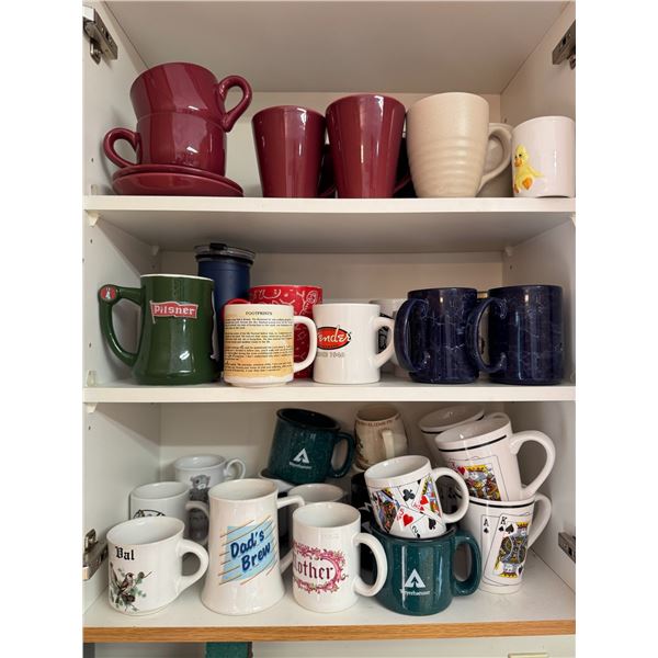 Ceramic and Porcelain Mug Collection