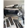 Image 3 : Kitchen Appliance and Utensil Lot: Toaster, Toaster Oven, Coffee Maker, Flatware, Knives