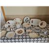 Image 2 : Decorative and Floral Pattern China Plates and Teapots