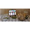 Image 1 : Pressed and Carnival Glass Tableware Assortment