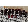 Image 1 : Avon Cape Cod Ruby Red Glassware Collection, 14 Pieces