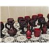 Image 6 : Avon Cape Cod Ruby Red Glassware Collection, 14 Pieces