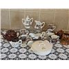 Image 2 : J&G Meakin Ironstone 'Romantic England' Tea Set & Misc Pottery