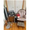 Image 1 : Sony 5-Disc CD Changer, 3D Bass Soundworks Boombox, Chair, and Accessories