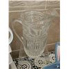 Image 3 : Kitchenware Lot with Floral Teapot, Baking Dishes, and Pitcher