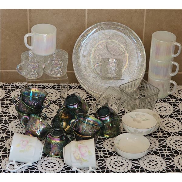 Iridescent Glass and Dinnerware Collection