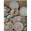 Image 3 : Fine China Floral Tea and Dinnerware Set