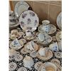 Image 4 : Fine China Floral Tea and Dinnerware Set