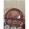 Image 4 : Pyrex Vision Cranberry Glass Cookware Lot with Rooster Trivets