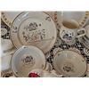 Image 2 : Stoneware Dinnerware, Corelle Plates, and Kitchen Linens Lot