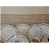 Image 5 : Stoneware Dinnerware, Corelle Plates, and Kitchen Linens Lot