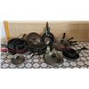 Image 1 : Nonstick Frying Pans and Pots With Glass Lids, 13 Pieces