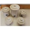Image 5 : Medalta Stone Ware Co. Lidded Crock Canister Set, Medicine Hat AB