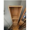Image 2 : Tall Wood Veneer Bookshelf with Five Shelves