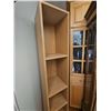 Image 3 : Tall Wood Veneer Bookshelf with Five Shelves
