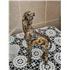 Image 2 : Lot: 2 Glass Eagle Figurines and 3 Animal Print Decor Items