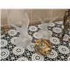 Image 3 : Lot: 2 Glass Eagle Figurines and 3 Animal Print Decor Items