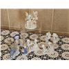 Image 1 : Porcelain Figurine Lot with Hummingbird Sculpture