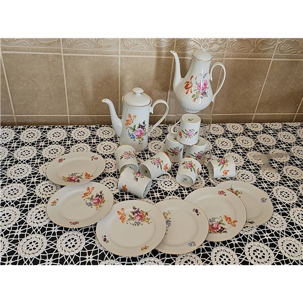 Porcelain Tea and Coffee Set, Romania and GDR