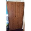 Image 1 : Large Laminate Storage Cabinet with Shelves