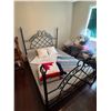 Image 3 : Queen Metal Bedframe Bedding Included
