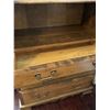 Image 3 : Solid Wood Armoire with Brass Hardware and Drawers