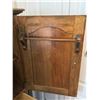 Image 4 : Solid Wood Armoire with Brass Hardware and Drawers