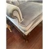 Image 3 : Tufted Grey Wingback Armchair\Table and Stool