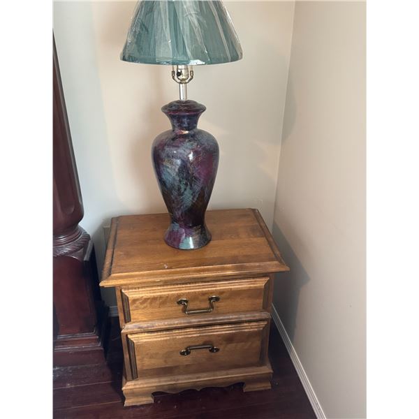 Cannel Furniture Night Stand Set w/Lamps