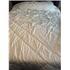 Image 4 : Sears-O-pedic Mattress/Box Spring With Foam Topper and Comforter
