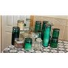 Image 2 : Glass Storage Jars with Hinged Lids, 18 Piece Set