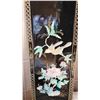 Image 4 : Chinese Lacquer Panels With Birds and Floral Motif and Inlaid Jewelry Box