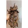 Image 2 : Cuendet Edelweiss Swiss Musical Cuckoo Clock w/ Carved Animals