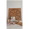 Image 1 : Rummoli Board Set With Poker Pot, Wooden Trucks, Playing Cards