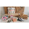 Image 3 : Rummoli Board Set With Poker Pot, Wooden Trucks, Playing Cards